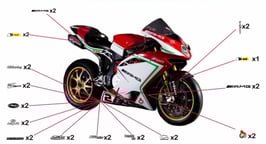 グラフィックステッカー MV AGUSTA F4 RC