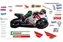 グラフィックステッカー WSBK 2001 HONDA RED WING