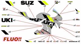 グラフィックステッカー MotoGP 2019 ECSTAR SUZUKI GR