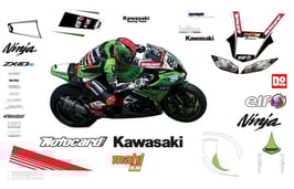 グラフィックステッカー WSBK 2013 KAWASAKI