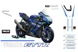 グラフィックステッカー WSBK 2023 GYTR YAMAHA
