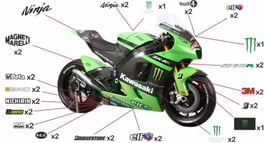 グラフィックステッカー WSBK 2010 KAWASAKI