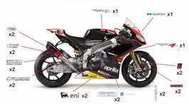 グラフィックステッカー WSBK 2014 APRILIA