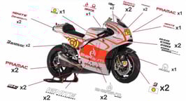 グラフィックステッカー MotoGP DUCATI PRAMAC