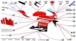 グラフィックステッカー MotoGP 2019 DUCATI