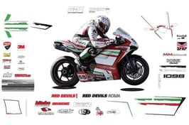 グラフィックステッカー WSBK 2012 DUCATI RED DEVIL