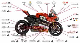 グラフィックステッカー WSBK 2016 DUCATI