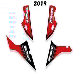 グラフィックステッカー KAWASAKI ZX10R KRT スクリーンサイド＆ベリーパン