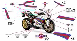 グラフィックステッカー DUCATI 1098 MARTINI