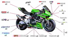 グラフィックステッカー WSBK 2011 KAWASAKI