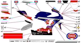 グラフィックステッカー WSBK 2021 YAMAHA