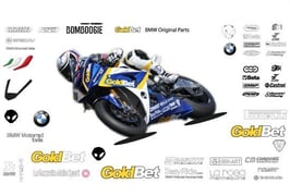 グラフィックステッカー WSBK 2012 BMW MOTORRAD MELANDRI