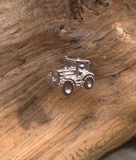 Ohrstecker Traktor Silber 925