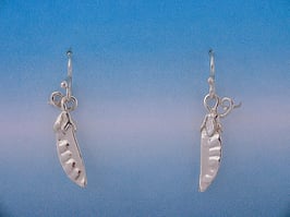 Pea Pod Earrings, Small - PP 2 FW