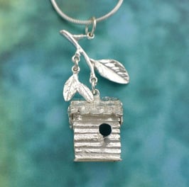 Medium Bird House Pendant BH 1 P