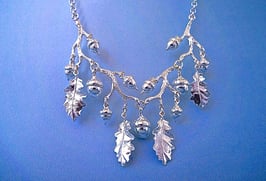 Oak leaf and Acorn Necklace