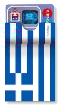 cardbox 122 > Griechenland Flagge