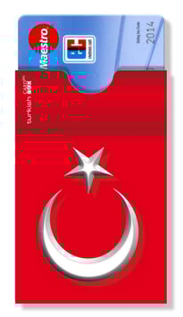 cardbox 010 > Türkei Flagge
