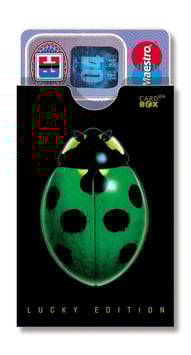 cardbox 031 > Marienkäfer grün