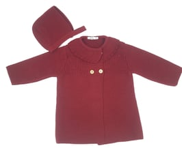 Abrigo de punto con capota. Ref. 21759.