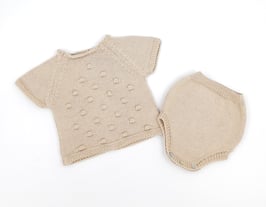 Conjunto hilo de jersey y cubre. Ref. M3015C.