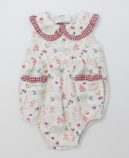 Pelele de flores. Ref. V2507B.