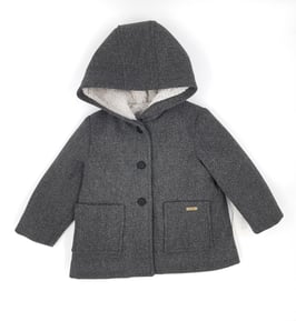 Abrigo con gorro y borreguito. Ref. 2341F