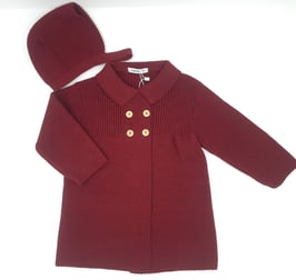 Abrigo de punto con capota. Ref. 22759.