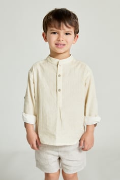 Camisa cuello mao. Ref. 039-20267.