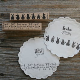 Stempel "Hasenbordüre"