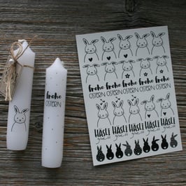 Kerzenstickerset "Ostern"