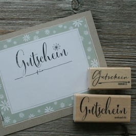 Stempel "Gutschein"