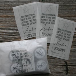 Teelichtbotschaftenaufkleber "Adventssonntage"