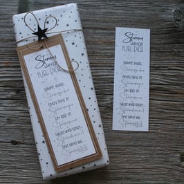 Geschenkanhänger "Sternenwünsche"
