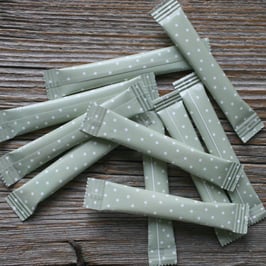 ANDREART-Zuckersticks "Tüpflizauber salbeigrün"