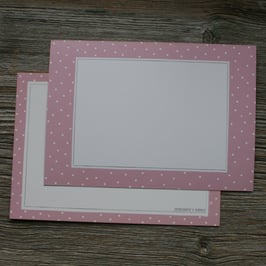 Rahmenkarte "rosa"
