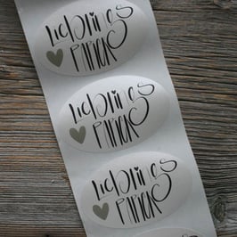 Kunt&Bunt" AUfkleber Lieblingspapier"