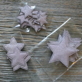 kunt&bunt "Stoffesterne rosa"