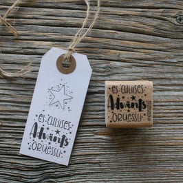 Stempel "Adväntsgrüessli"