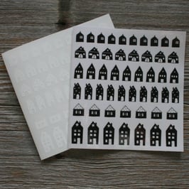 Aufkleberbogen "Häuschenliebe"