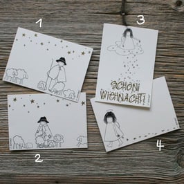 KUNT&BUNT "Weihnachtskarten A7"