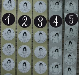 Aufkleber ab Rolle "Engel"