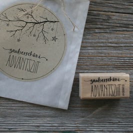 Stempel "zauberschöni Adväntsziit"