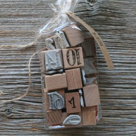 kunt&bunt Stempelset "Adventszahlen klein"