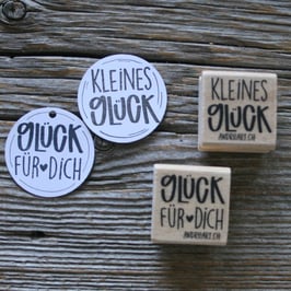 Stempel "kleines Glück"