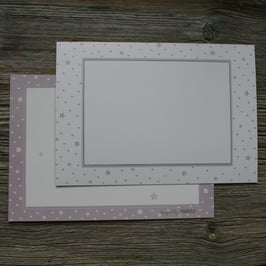 Rahmenkarte "Blümchen"