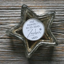 Teelichtbotschaften-Set "Sternenzauber"
