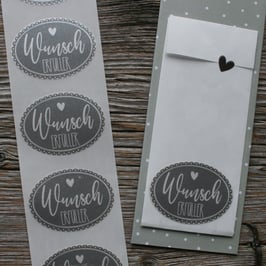 Aufkleber ab Rolle "Wunscherfüller"