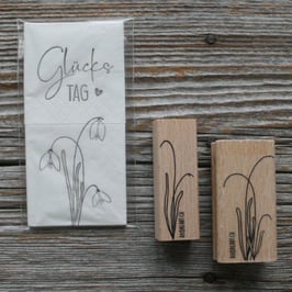 Stempel "Schneeglöggli - Stiele"