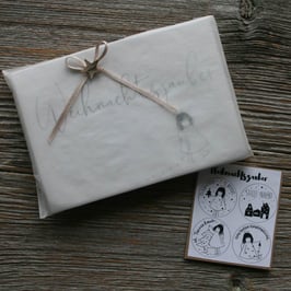 Teelichtbotschaft "4-er SET Weihnachtszauber"/verpackt